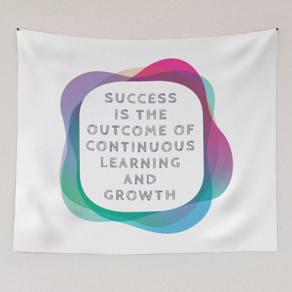 Item preview, Success is the outcome of continuous learning and growth designed and sold by DC Shop.