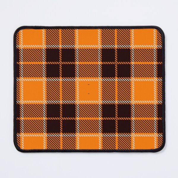 Item preview, Halloween Orange and Black Tartan designed and sold by GoldfishEast.