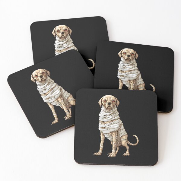 Item preview, Halloween Mummy Dog: Wrapped in Spookiness designed and sold by hamishby.