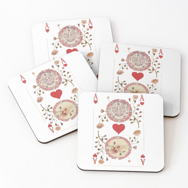 Item preview, Ancient Ace of Hearts Playing Card designed and sold by DukeGroovy.