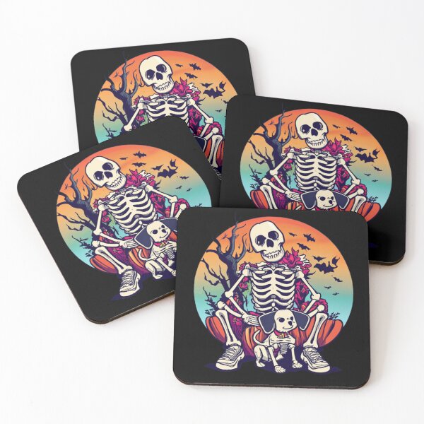 Item preview, Skeleton & Dog designed and sold by TrendyPalette.