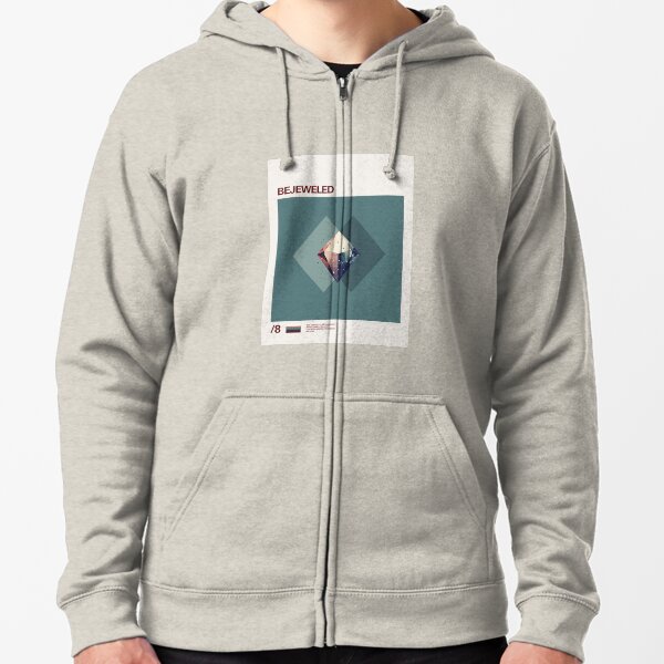 bejeweled taylor swift poster - minimal aesthetic vintage Zipped Hoodie
