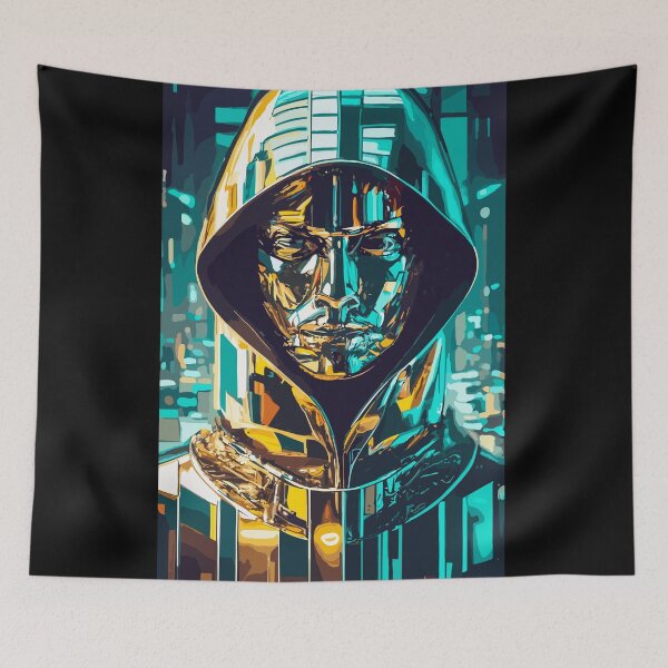 Item preview, Man In Hoodie Machanical Cyberpunk  designed and sold by Metallican.