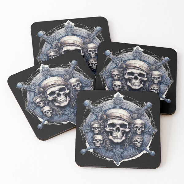 Item preview, PIRATE VINTAGE SKULL 1  designed and sold by justyna-s28.