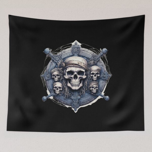 Item preview, PIRATE VINTAGE SKULL 1  designed and sold by justyna-s28.
