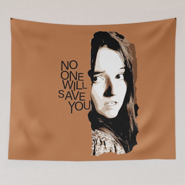 Item preview, No One Will Save You horror sci-fi movie 2023 graphic design designed and sold by ironpalette.