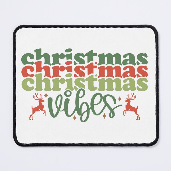 Item preview, Retro Groovy Christmas Vibes Typography Holidays designed and sold by MGdezigns.