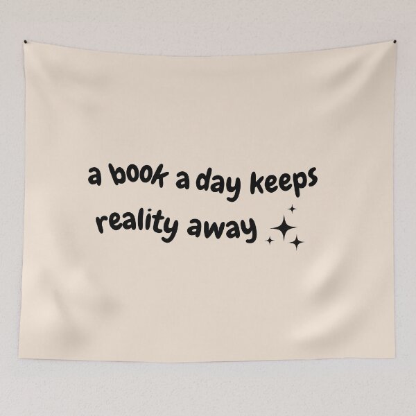 Item preview, A Book A Day Keeps Reality Away designed and sold by BookishSpace1.