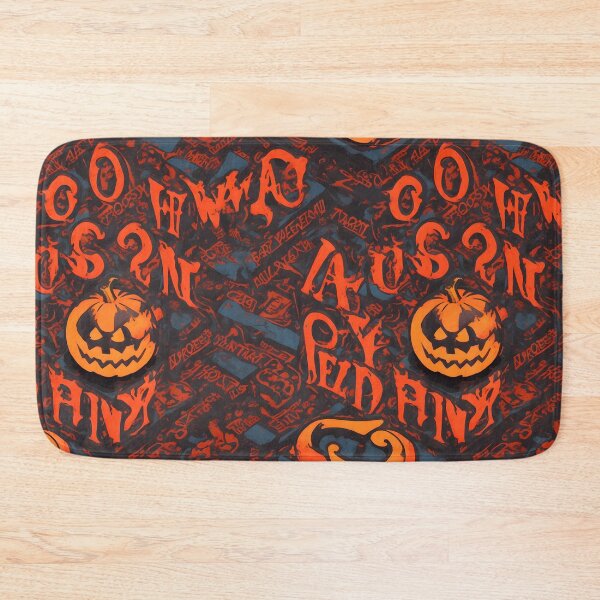 Item preview, Spooky halloween pumpkin and unruly letters designed and sold by DamDesign-Art87.