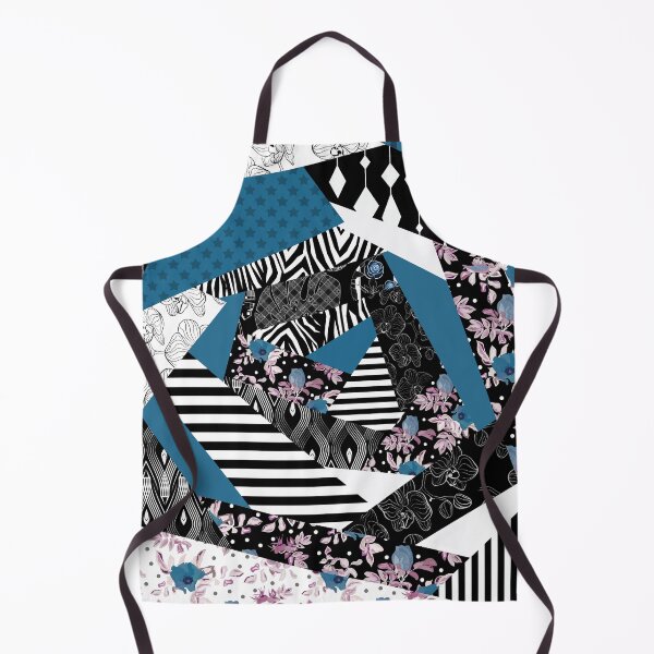 Item preview, Black, Blue and Black, Blue, Patchwork designed and sold by fuzzyfox.