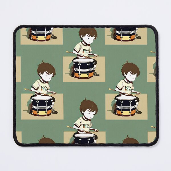 Item preview, Young musician plays drums designed and sold by JustStraight.