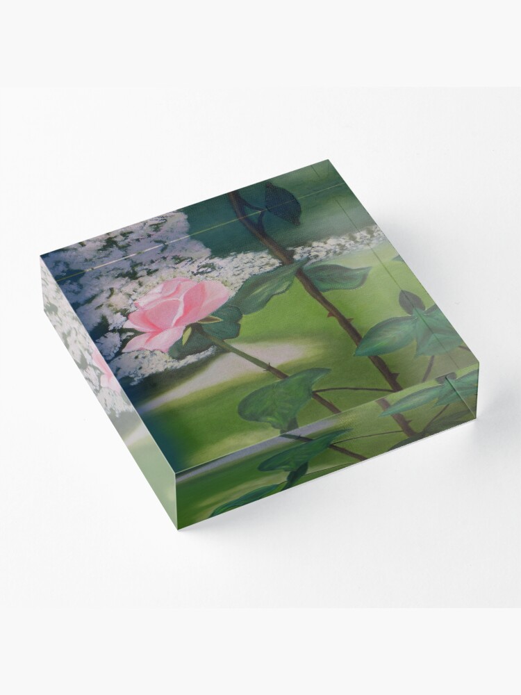 Alternate view of American Beauty Acrylic Block