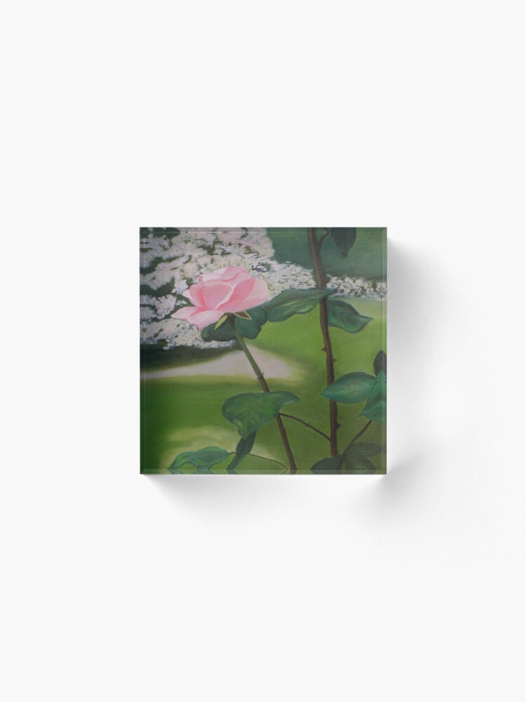Alternate view of American Beauty Acrylic Block