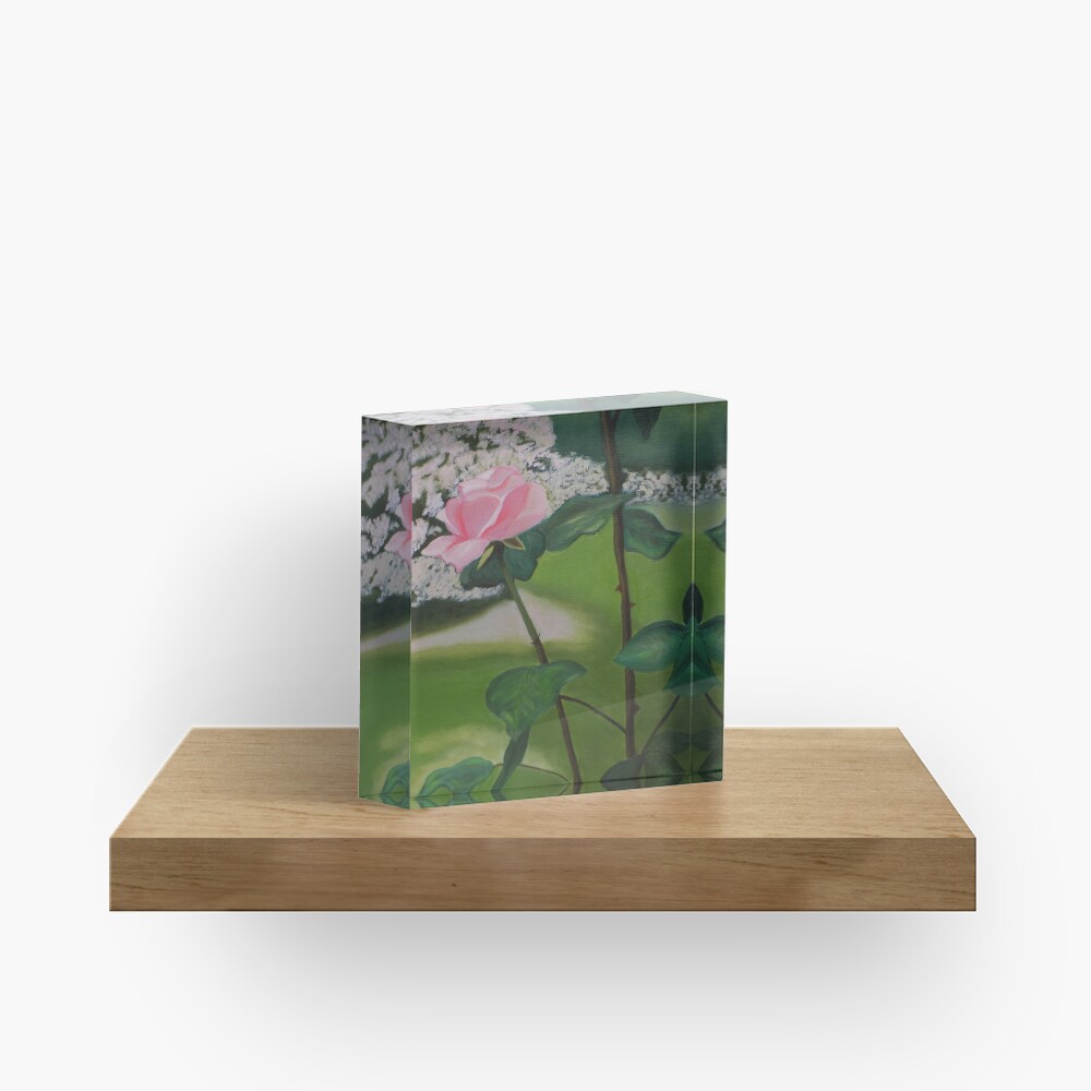 American Beauty Acrylic Block