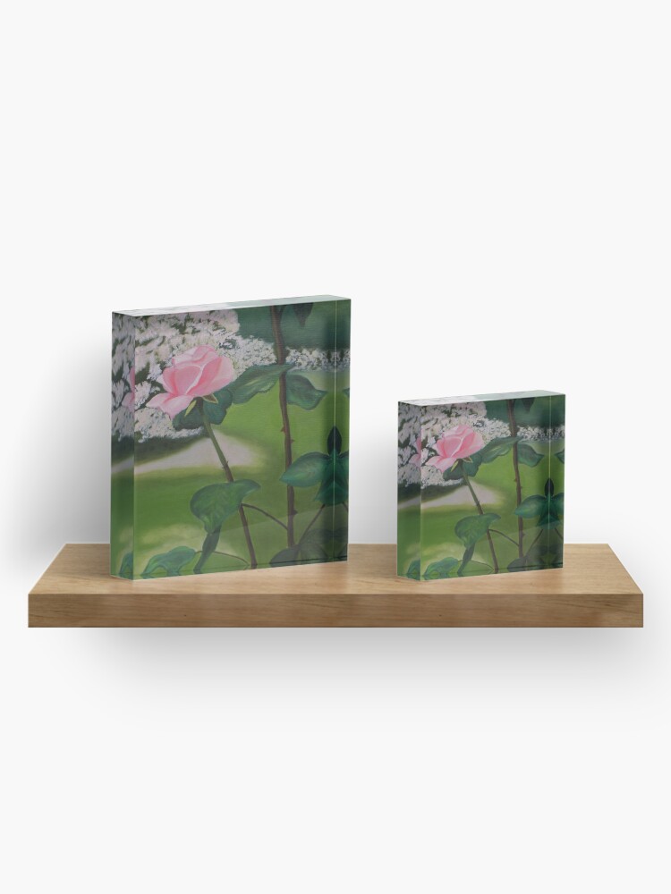 Alternate view of American Beauty Acrylic Block