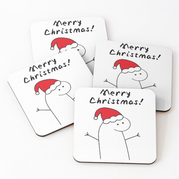 Item preview, Merry Christmas Flork meme Happy Reaction  designed and sold by ShopKate.