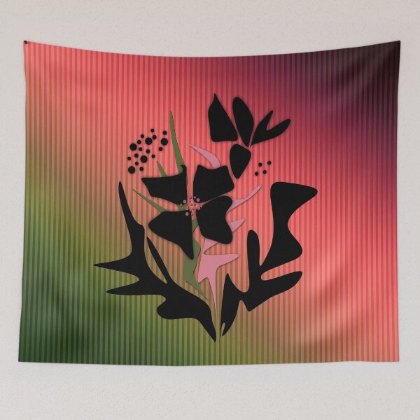 Item preview, Abstract, flowers, floral pattern, gradient pattern designed and sold by fuzzyfox.