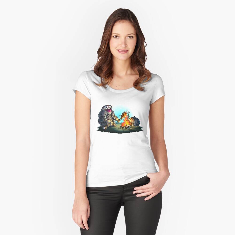 GoEaSyTwitch Fight By Your Side Fitted Scoop T-Shirt