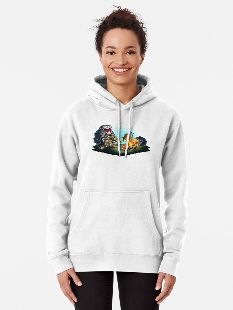 Alternate view of GoEaSyTwitch Fight By Your Side Pullover Hoodie