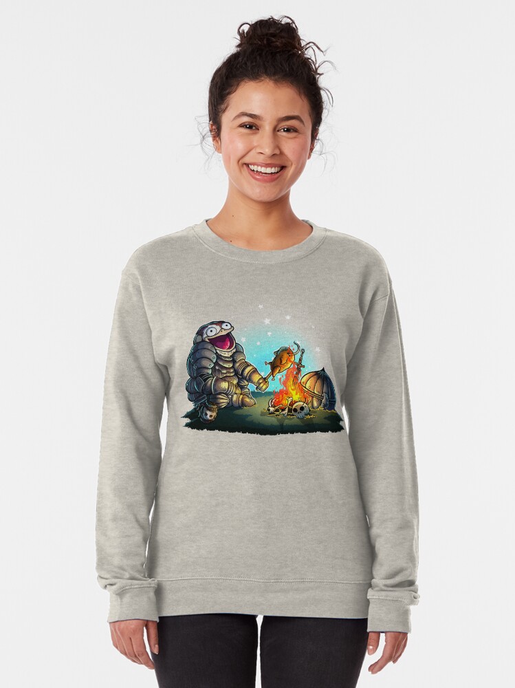 Alternate view of GoEaSyTwitch Fight By Your Side Pullover Sweatshirt