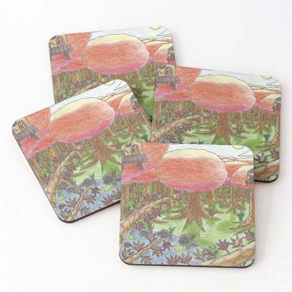 Item preview, Maple Forest Village Grove in Autumn designed and sold by GrudleBay.