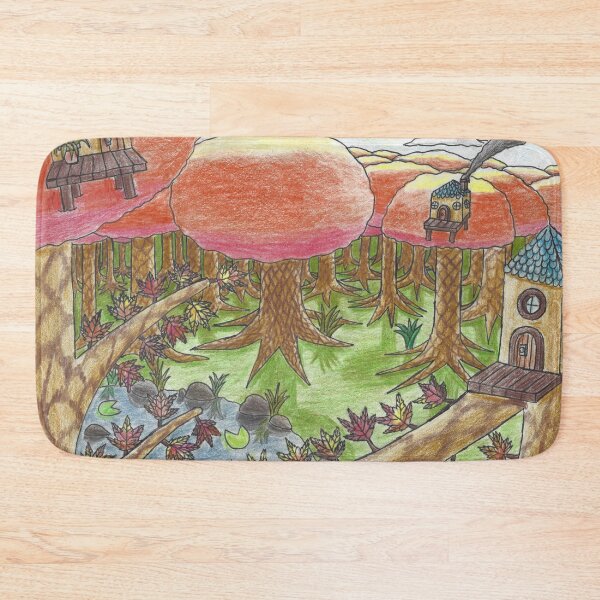 Item preview, Maple Forest Village Grove in Autumn designed and sold by GrudleBay.