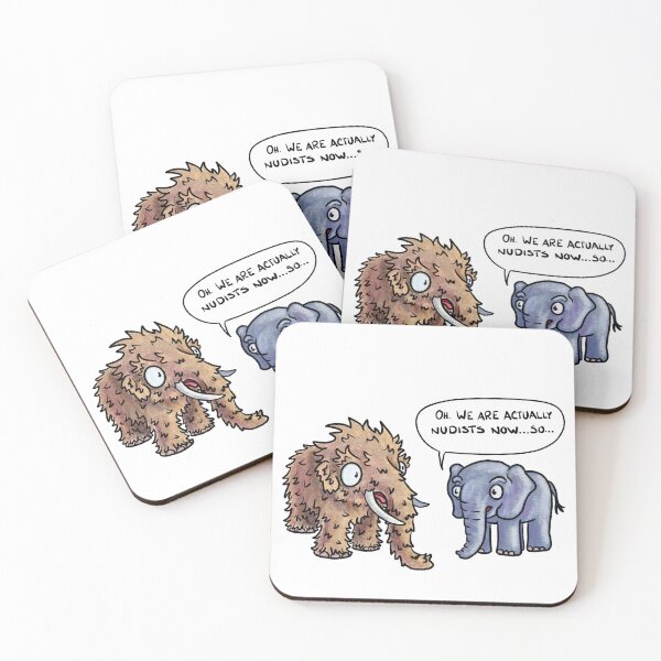 Item preview, Nudist mammoth designed and sold by Kendra Malcolm.