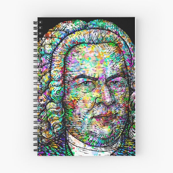 Artikelvorschau, JOHANN SEBASTIAN BACH Tusche- und Aquarellporträt entworfen und verkauft von lautir.