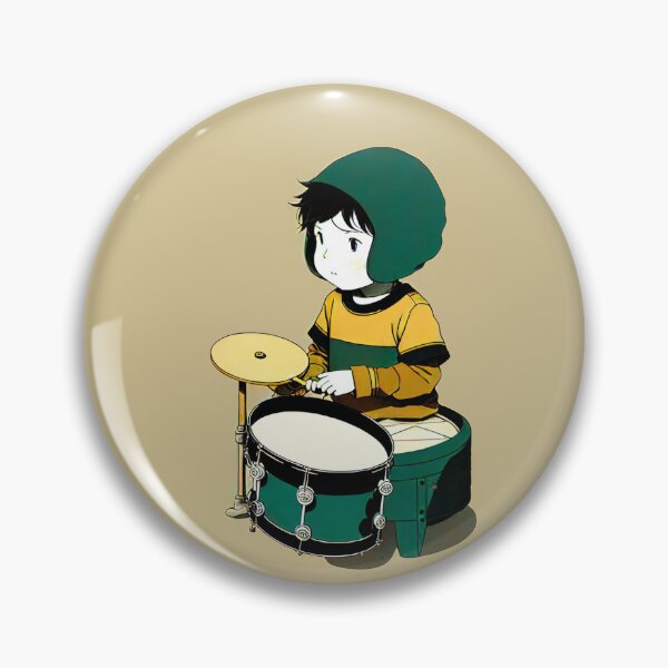 Item preview, Joven músico toca la batería designed and sold by JustStraight.