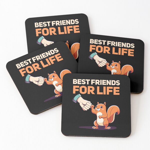 Item preview, Squirrel Best Friends For Life Funny Forest Animal Companion Gift designed and sold by TMelonShop.