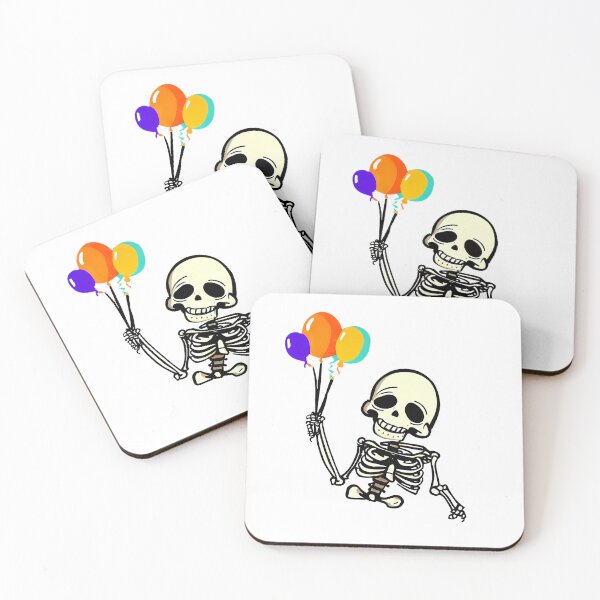 Item preview, Skeleton Holding Balloon designed and sold by HcnDesigner.