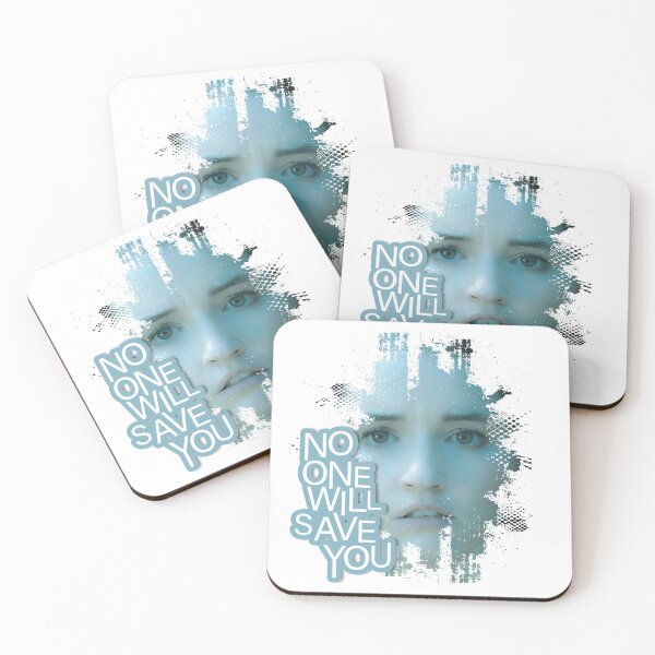 Item preview, No One Will Save You horror sci-fi movie 2023 graphic design designed and sold by ironpalette.