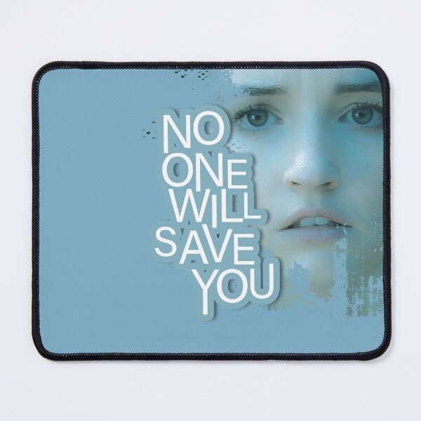 Item preview, No One Will Save You horror sci-fi movie 2023 graphic design designed and sold by ironpalette.