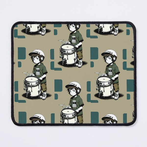 Item preview, Young musician plays drums designed and sold by JustStraight.