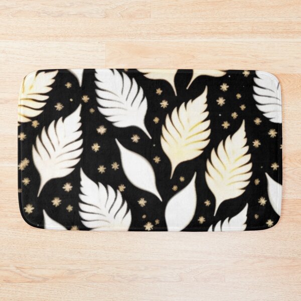Item preview, Metallic leaf pattern  designed and sold by Roxburylane.
