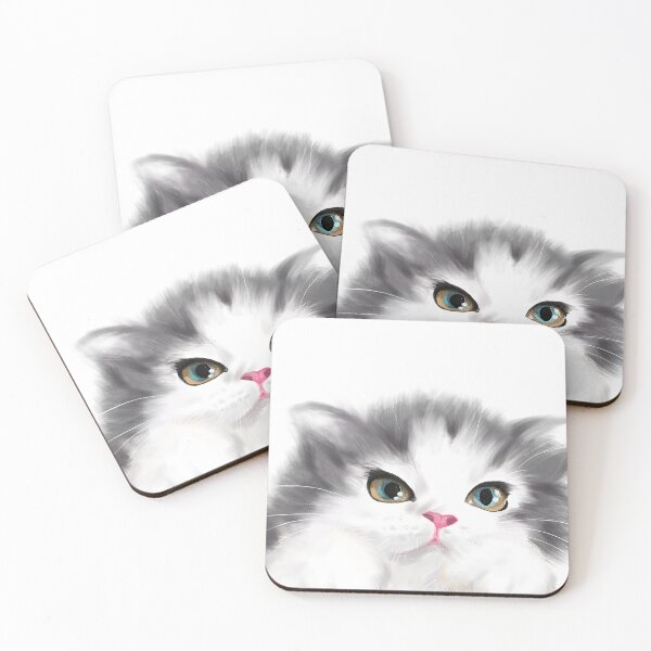 Item preview, hand drawing kitten designed and sold by putNplearn.
