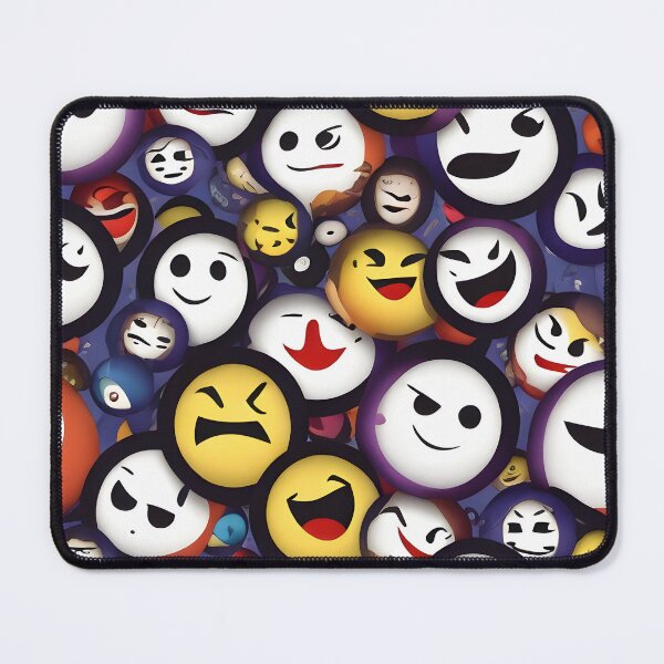 Item preview, Colorful Smiling Faces Pattern Sticker designed and sold by DamDesign-Art87.