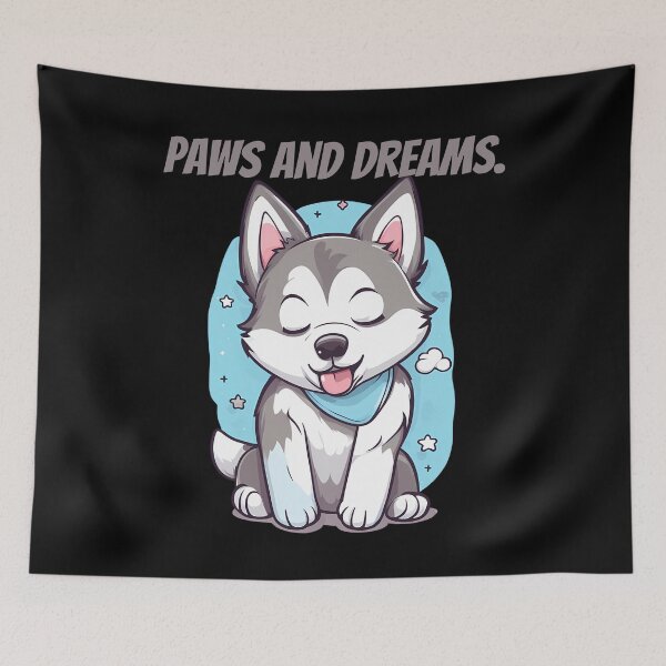Item preview, Peaceful Husky designed and sold by Mechanical-Artt.