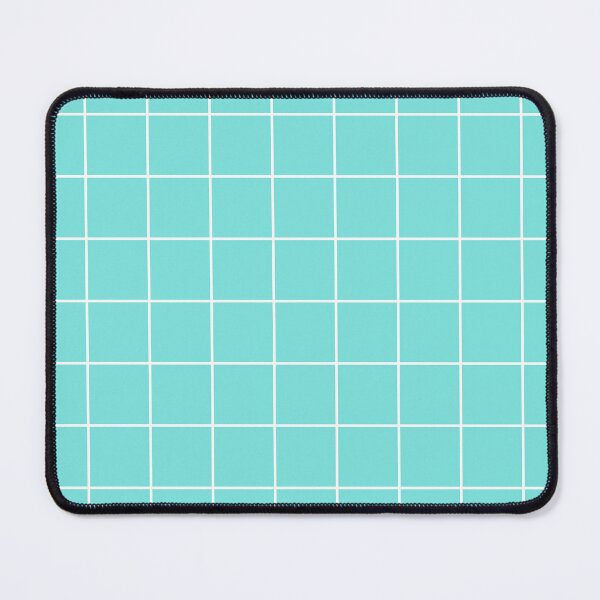 Item preview, Grid Turquoise and White designed and sold by miavaldez.
