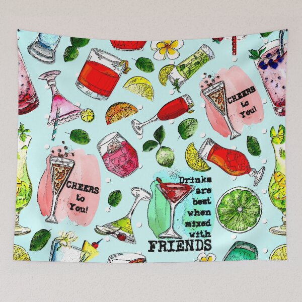 Item preview, Celebrate Friendship Seamless Pattern designed and sold by gleefulme.