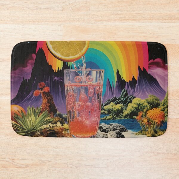 Item preview, Cocktail Rainbow Surrealism Collage  designed and sold by Gypsykiss.