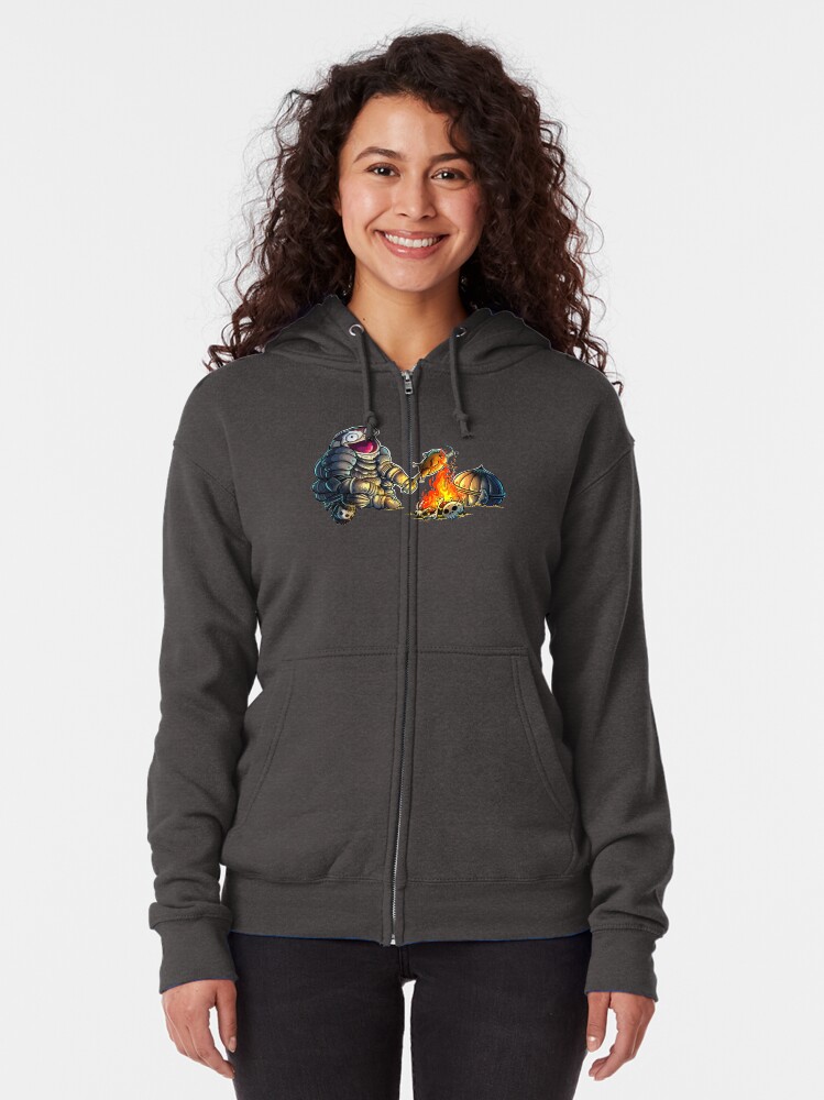 Alternate view of GoEaSyTwitch DpsOClock Zipped Hoodie