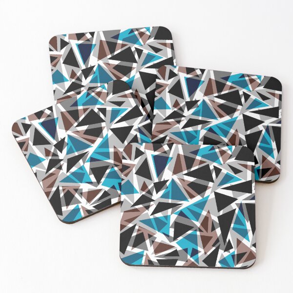 Item preview, Abstract, geometric, minimalism, black and blue, designed and sold by fuzzyfox.