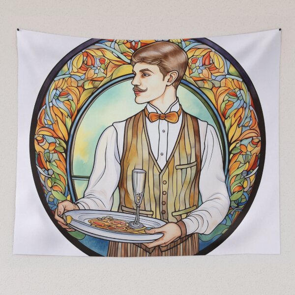 Item preview, Waiter designed and sold by ComicsFactory.