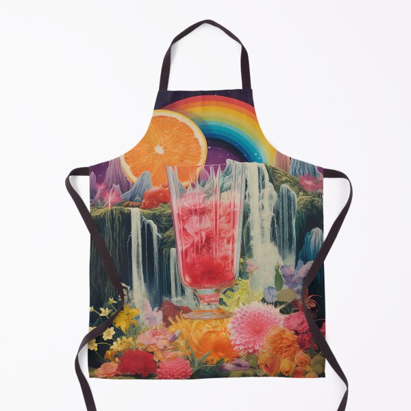 Item preview, Cocktail Rainbow Surrealism Collage 2 designed and sold by Gypsykiss.