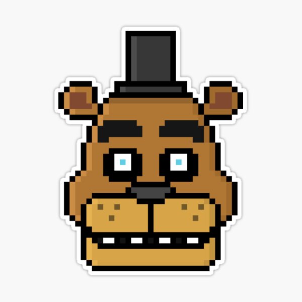 fnaf 1 crew Sticker for Sale by scoobsmcdoobs