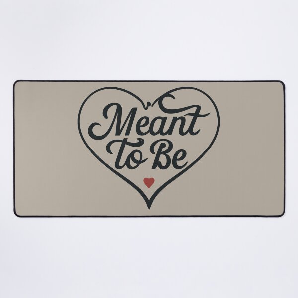 Item preview, Meant To be Romantic phrase couple gift Valentines day designed and sold by JadesignFang.