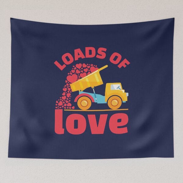 Item preview, Loads of Love Cute Truck Valentine's Day designed and sold by jaygo.