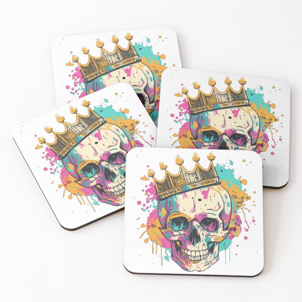 Item preview, SKULL FACE AND A CROWN designed and sold by Avatiahshop.