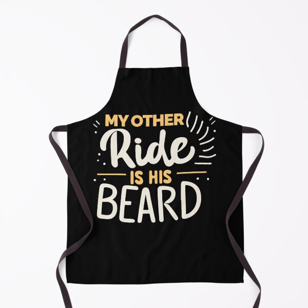 Item preview, My Other Ride is His Beard Facial Hair Halloween Day Witch Gift designed and sold by TMelonShop.